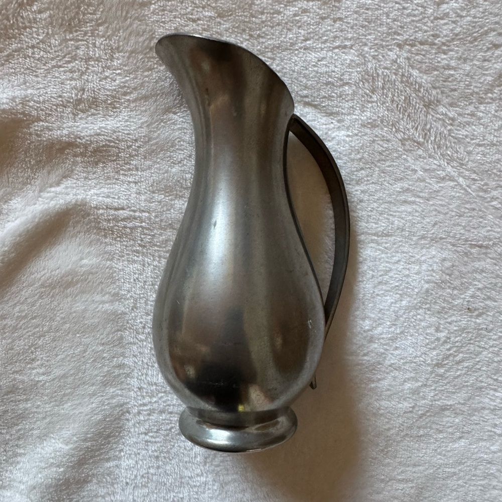Vintage Royal Holland Pewter Pitcher Creamer Dining Server Midcentury Modern